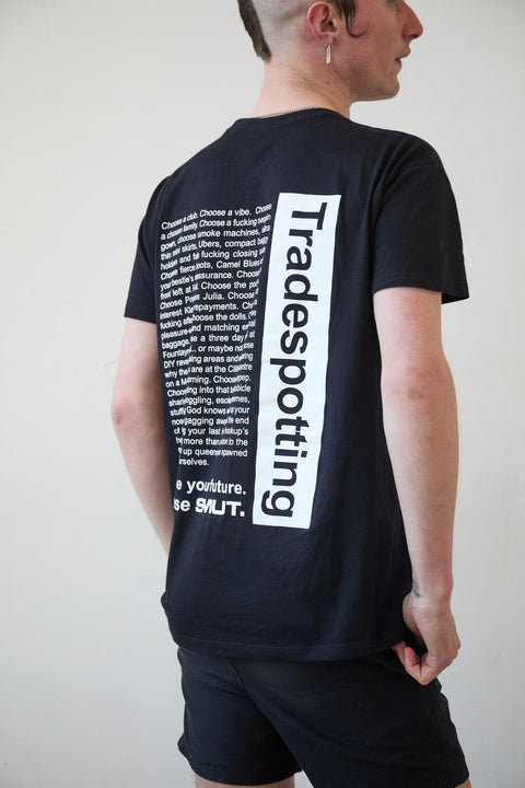 The ‘Tradespotting’ Tee, SMUT Press