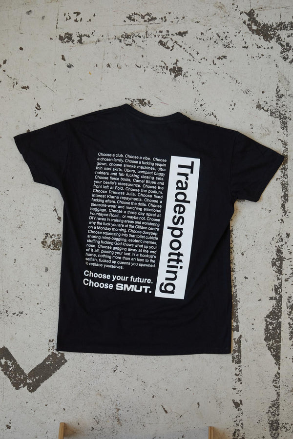 The ‘Tradespotting’ Tee, SMUT Press