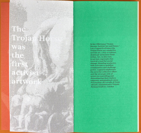 Trojan Horse Exit Strategies: A compendium inside the belly of contemporary art institutions