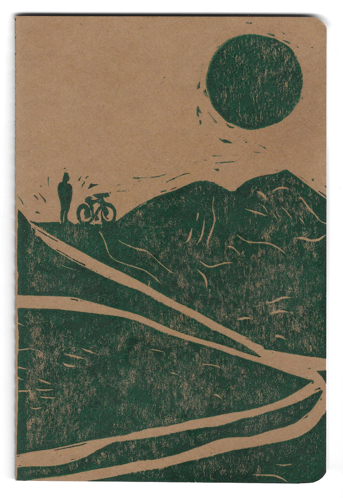 Darby Arens, Sheeffry Pass Hand-Printed Linocut Notebook