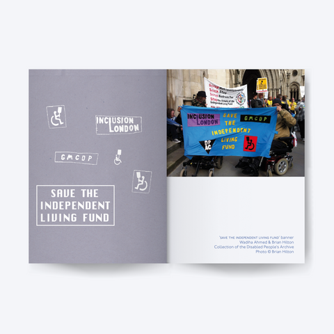 Rights Not Charity - Protest Textiles and Disability Activism