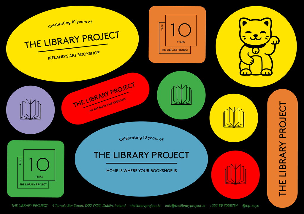 Celebrating 10 Years of The Library Project Sticker Sheet