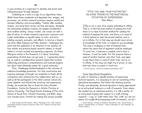 The Contemporary Condition: Challenging Institutionalization