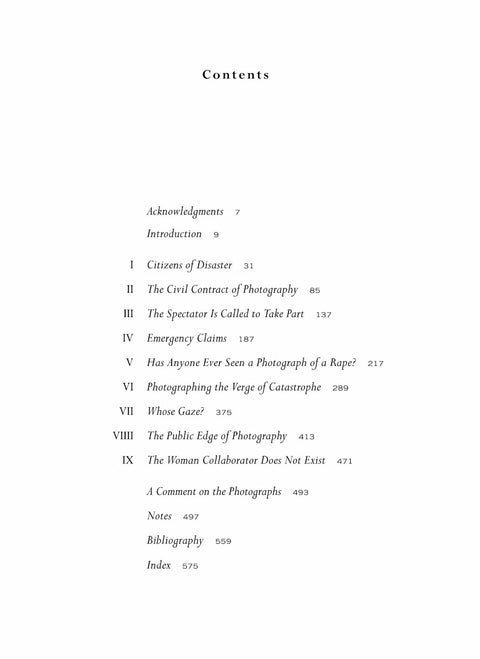 The Civil Contract of Photography, Ariella Azoulay