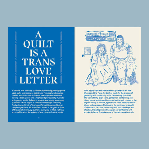 Norfolk Trans Joy Community Quilt Zine