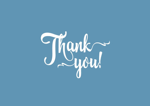 'Thank You!' Postcard