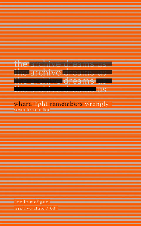 The Archive Dreams Us: Where Light Remembers Wrongly, Seventeen Haiku, Joelle McTigue
