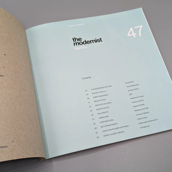 The Modernist, Ausgabe 47