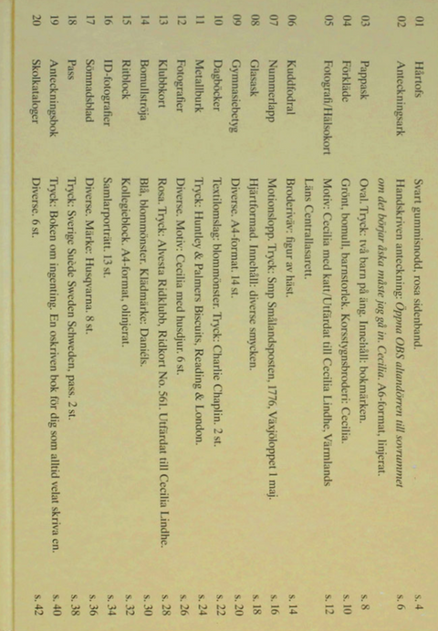 Tingen / The Things, Jenny Lindhe