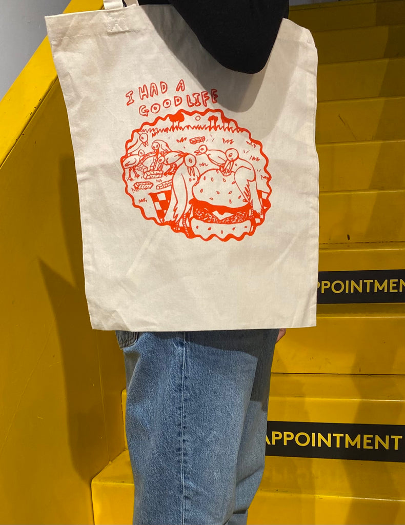 'I had a good life' Tote Bag