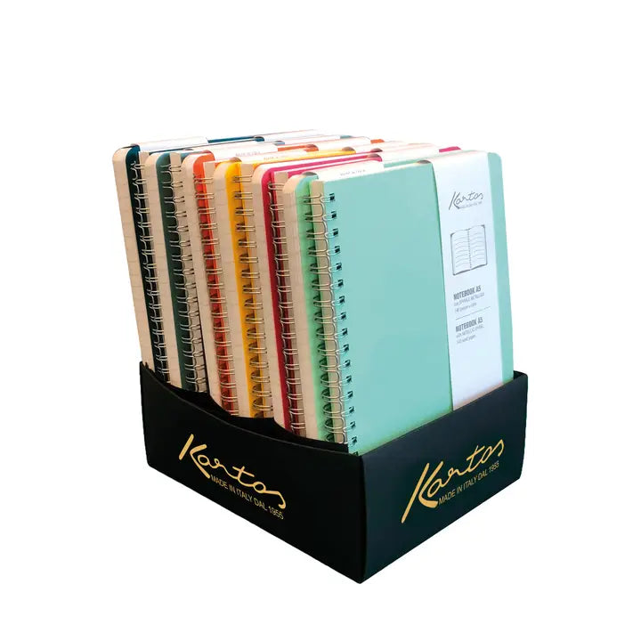 A5 Spiral Notebooks - Assorted Colours