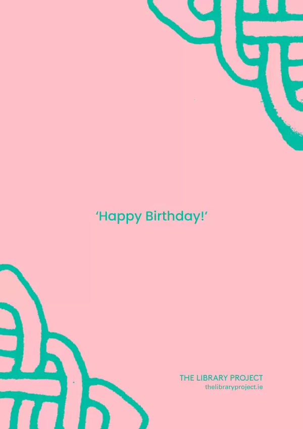 'Lá Breithe Shona Duit' (Happy Birthday) A5 Greeting Card