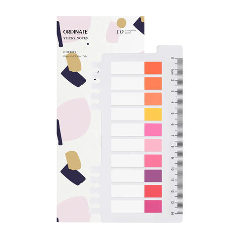 Ordinate Highlighter Stickers: Cherry Half Colour