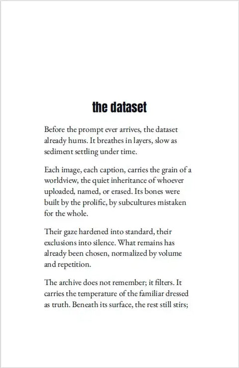 The Archive Dreams Us: Where Light Remembers Wrongly, Seventeen Haiku, Joelle McTigue