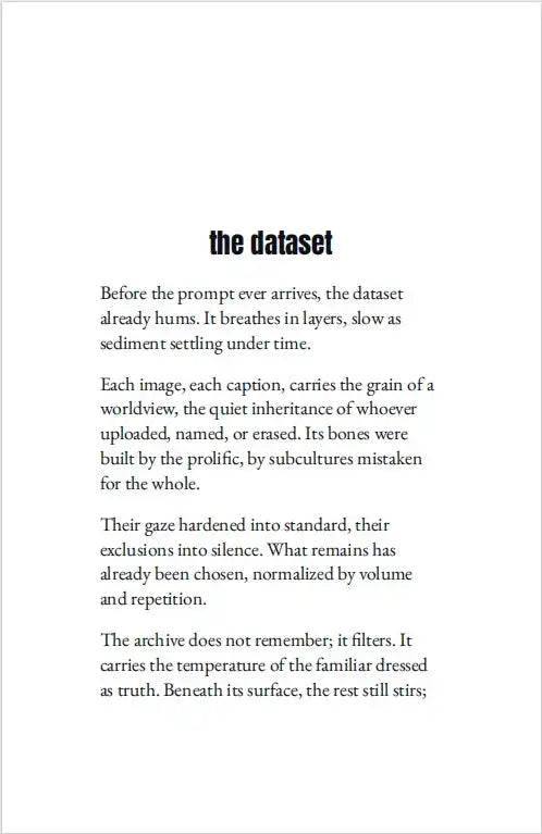 The Archive Dreams Us: Where Light Remembers Wrongly, Seventeen Haiku, Joelle McTigue