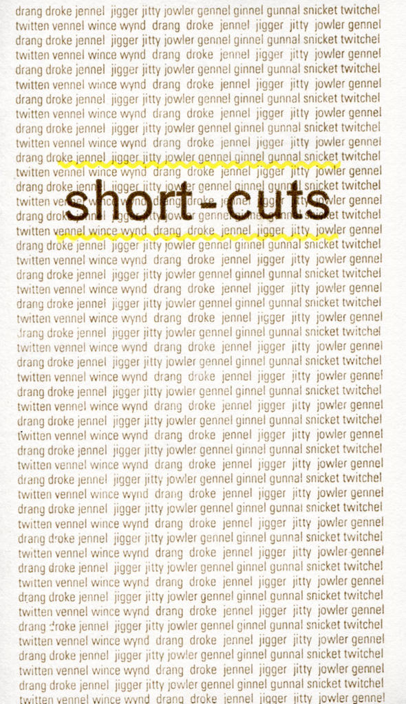 short-cuts, Erica Van Horn & Simon Cutts