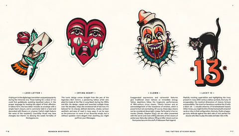 The Tattoo Sticker Book, Munden Brothers