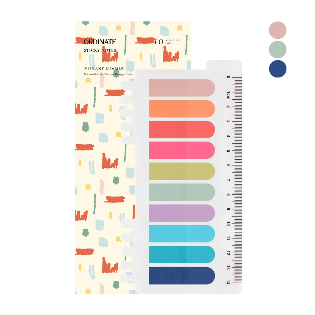 Ordinate Highlighter Stickers: Vibrant Summer