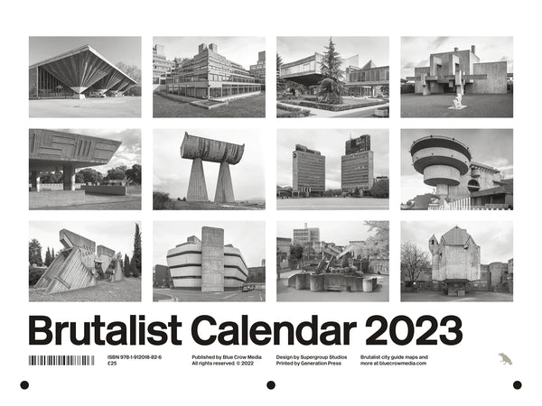 Brutalistischer Kalender 2023