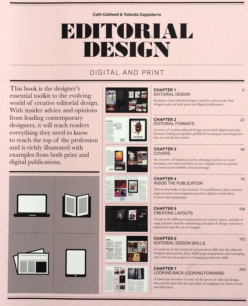 Editorial Design, C. Caldwell & Y. Zappaterra