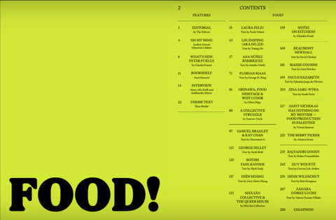 Foam #63: Food!