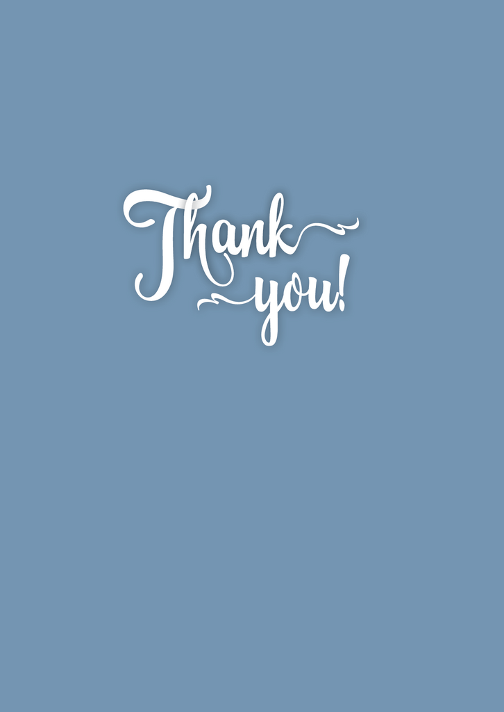 Thank You! Greeting Card - The Library Project