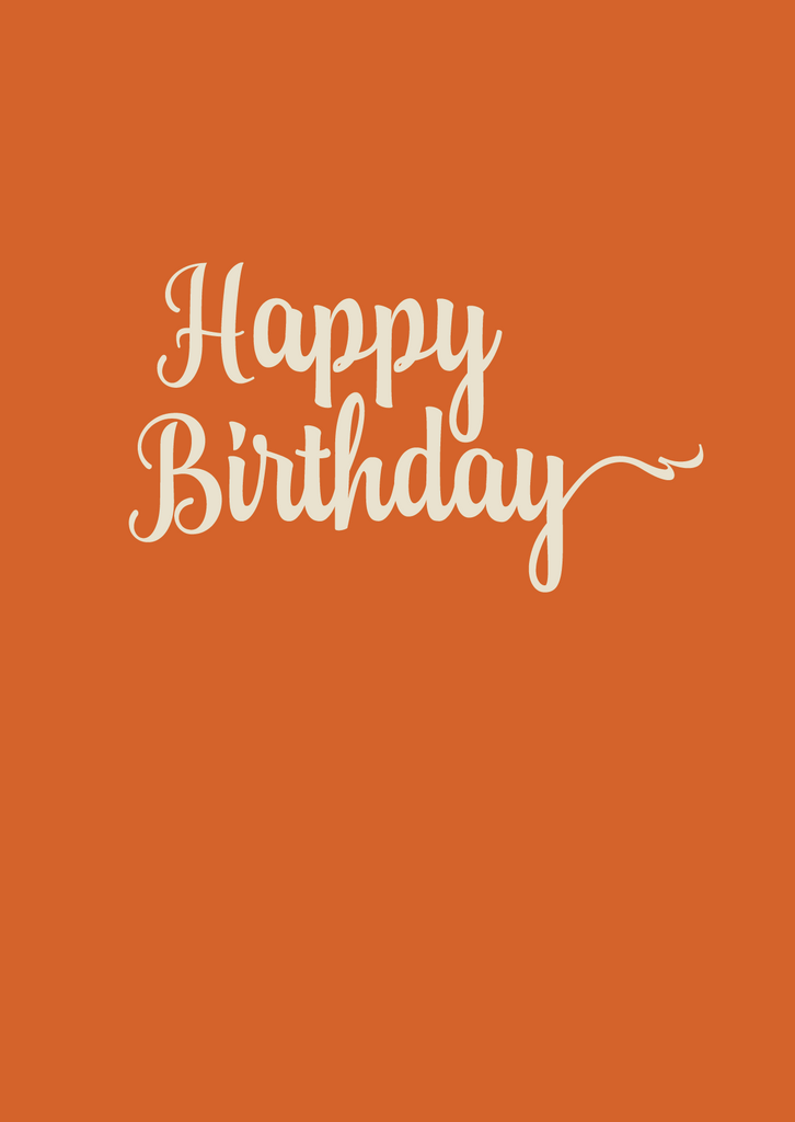 Happy Birthday Greeting Card - The Library Project
