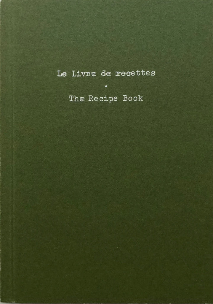 The Recipe Book (Le Livre de recettes), Lisa Garnier