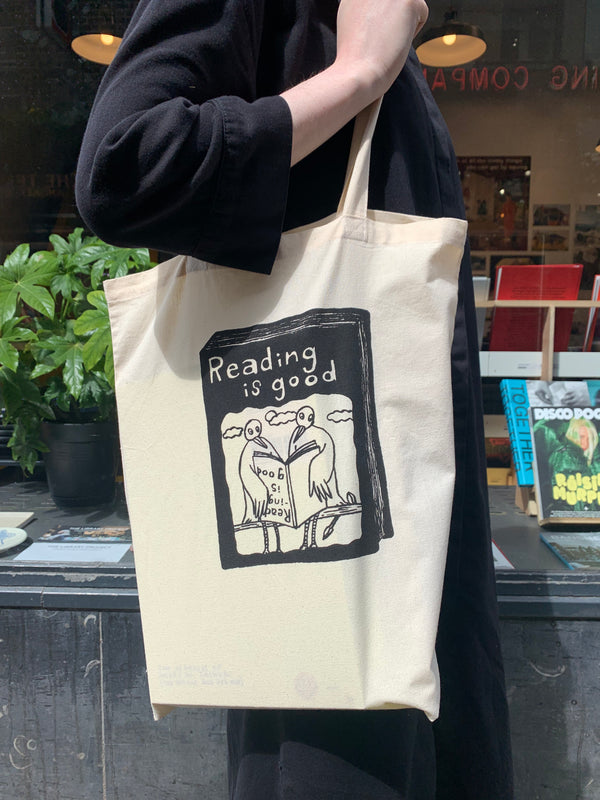 'Reading is good' Tote Bag