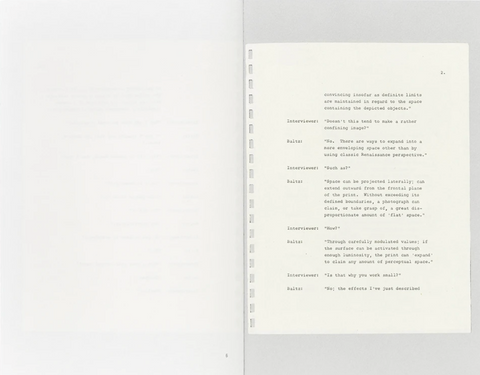 An Interview with Lewis Baltz, Duncan Forbes