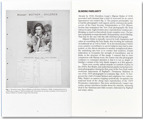 Migrant Mother, Migrant Gender, Sally Stein