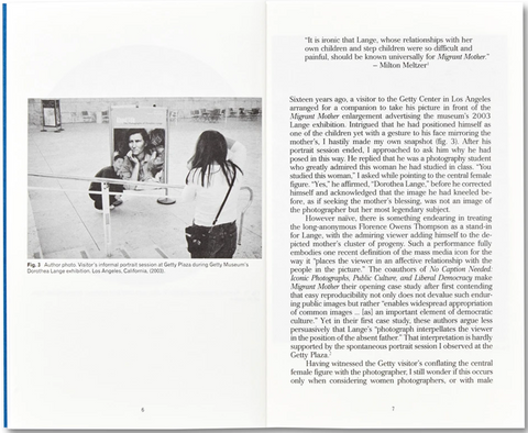 Migrant Mother, Migrant Gender, Sally Stein