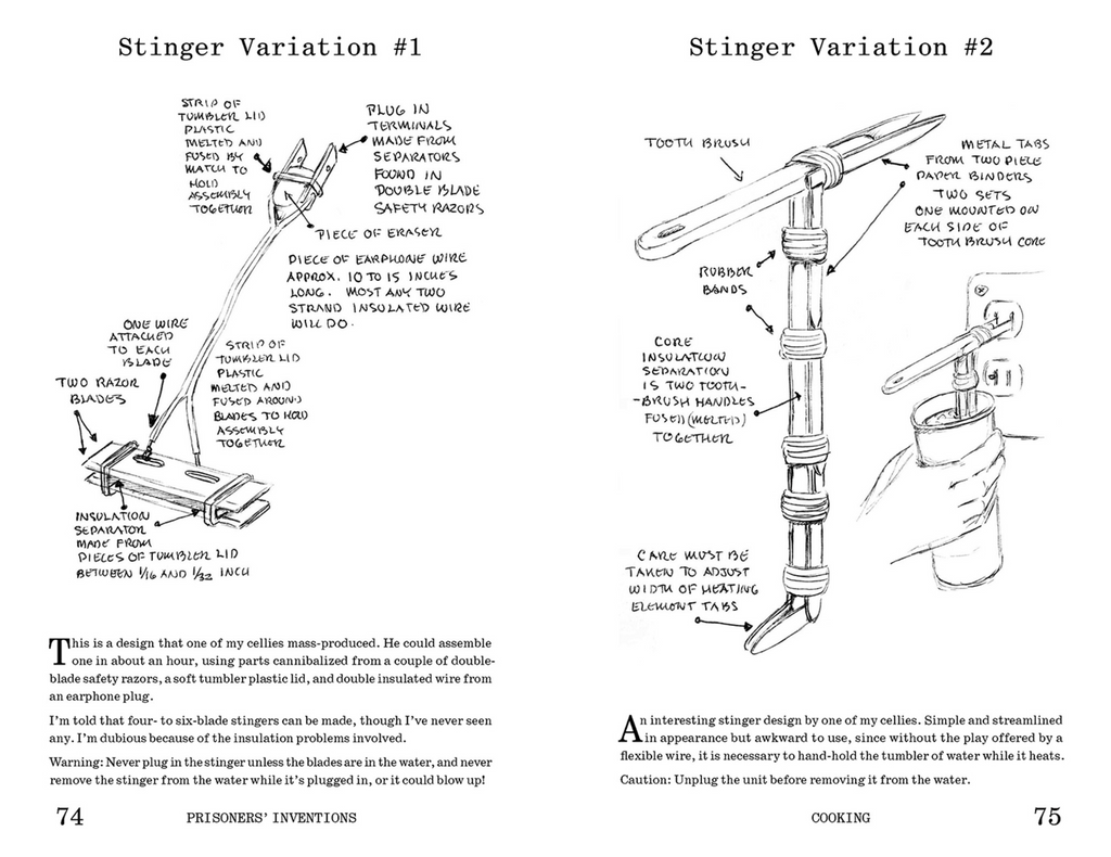 Prisoner s inventions half letter press the library project