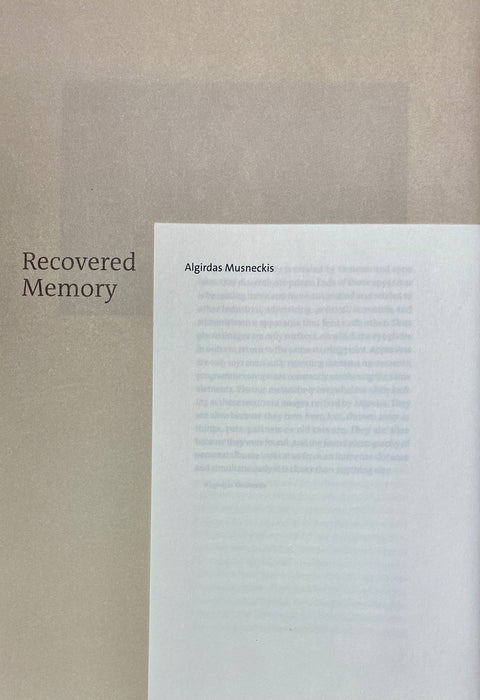 Recovered Memory, Algirdas Musneckis