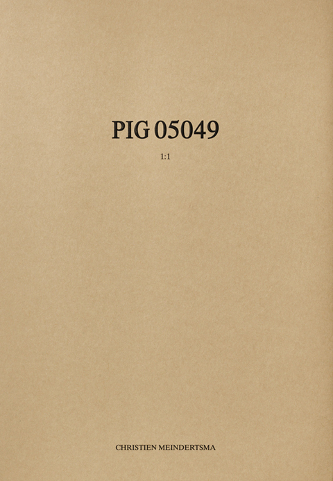 Pig 05049, Christien Meindertsma