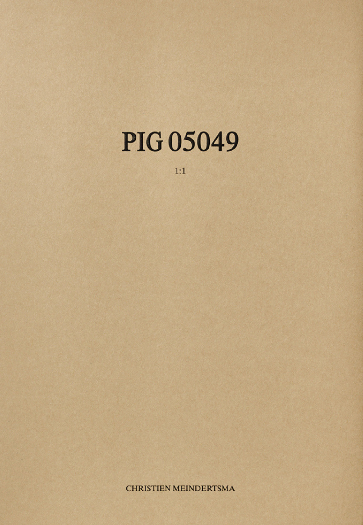 Pig 05049, Christien Meindertsma – The Library Project
