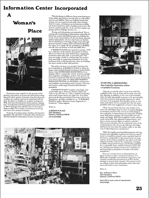 The New Woman's Survival Catalog - The Library Project
