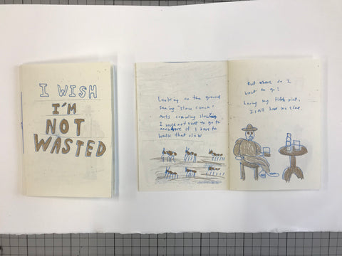 I Wish I'm Not Wasted Zine, An Gee Chan - The Library Project