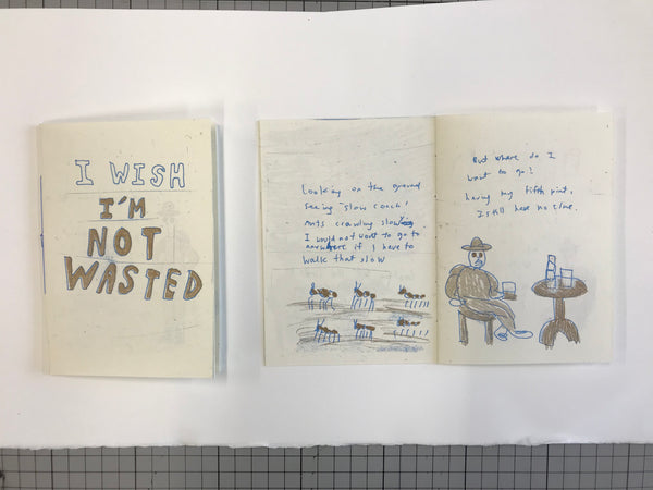 I Wish I'm Not Wasted Zine, An Gee Chan - The Library Project