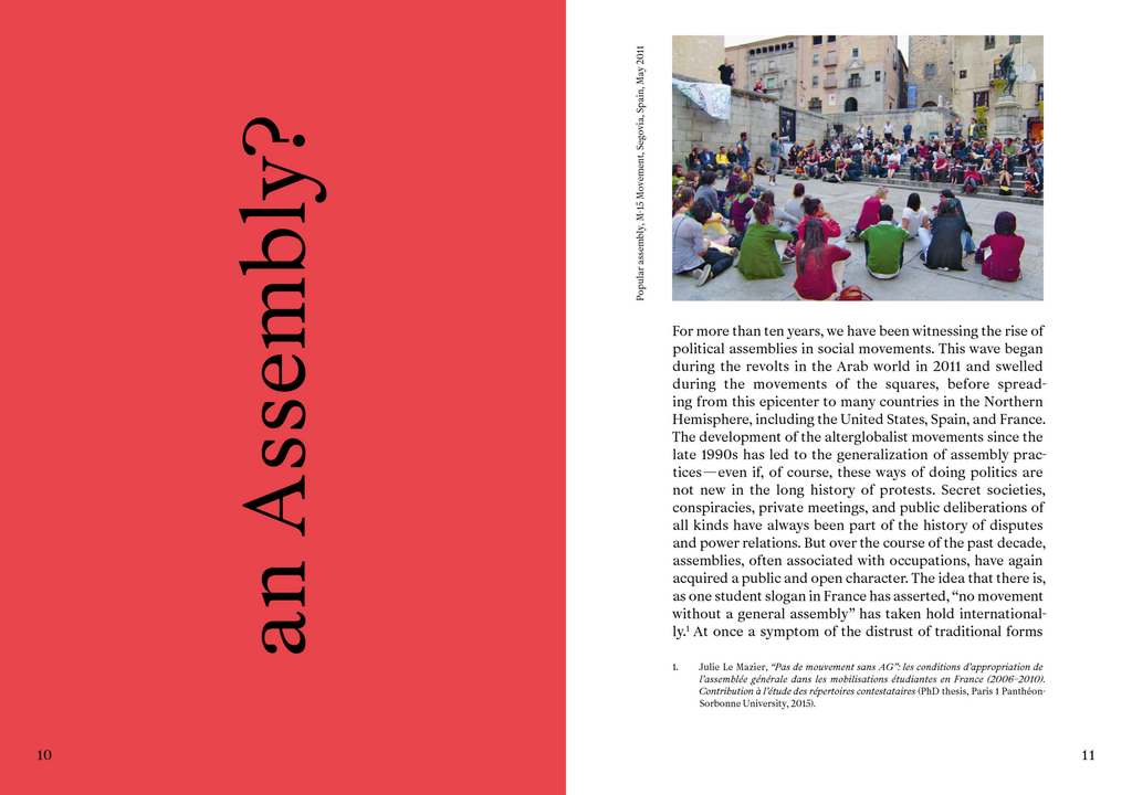 What Makes an Assembly?: Stories, Experiments, and Inquiries – The ...