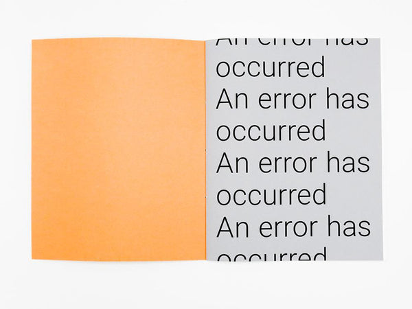 An error has occurred, Ronan Hutchinson - The Library Project