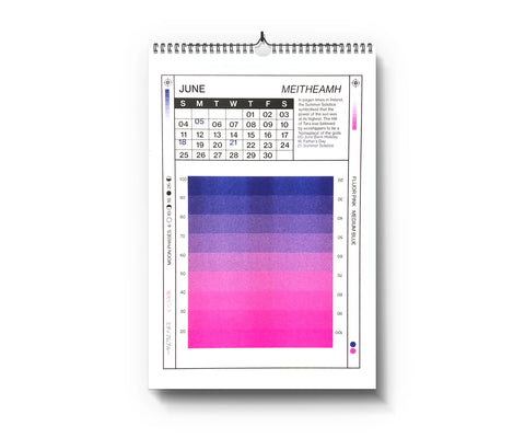 Verdammter Kleingedruckter Risograph-Kalender 2023