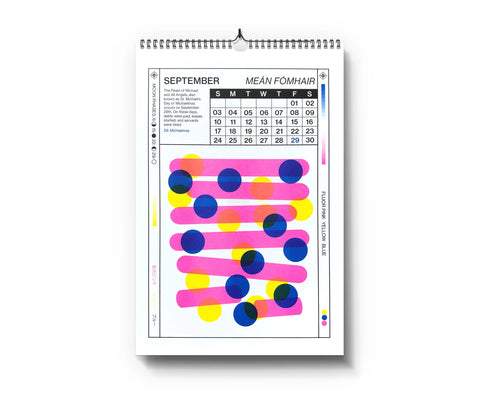 Verdammter Kleingedruckter Risograph-Kalender 2023