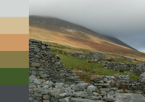 Colour Palettes from Ireland Postcard Set, Paula Barrett