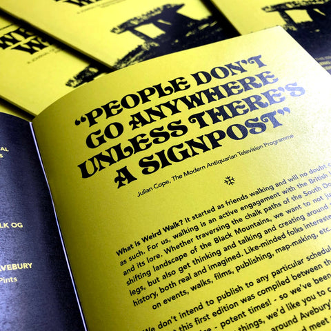 Weird Walk Zine Ausgabe Eins