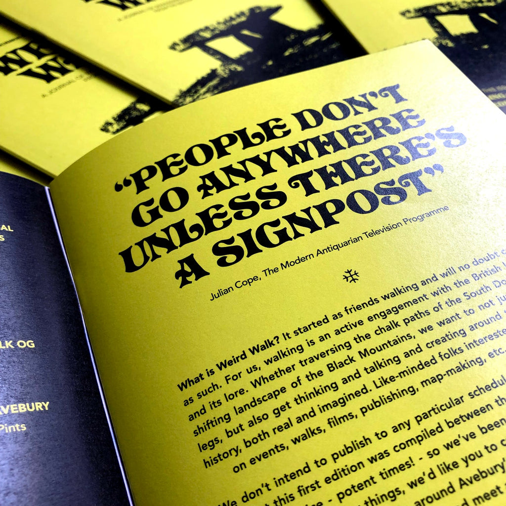 Weird Walk Zine Issue One – The Library Project
