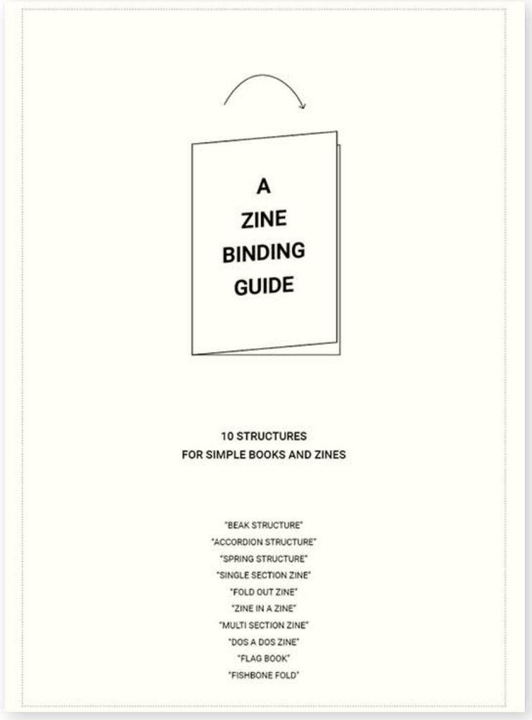 Zine Binding Guide, Lewis Bush